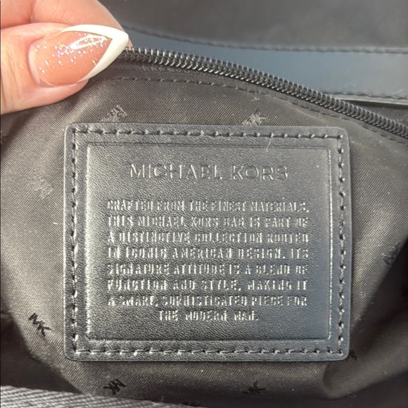 Michael Kors Kent Sport Unisex Weekender Black convertible Travel Bag Duffle - Picture 7 of 8